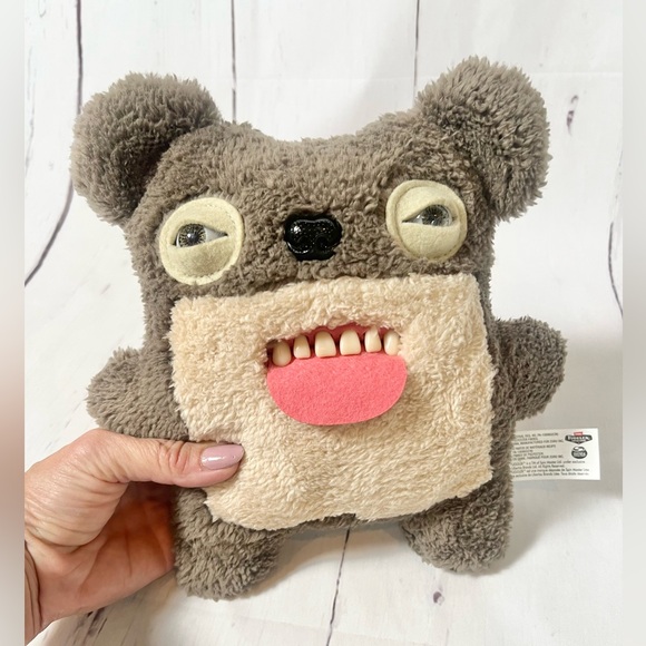 Fuggler New Fuggs on the Block 9 inch Scarescome Square Bear - Picture 4 of 8
